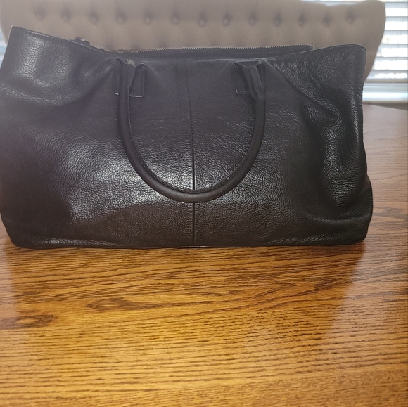 Vittoria Napoli Black Genuine Leather Bag Purse Handbag